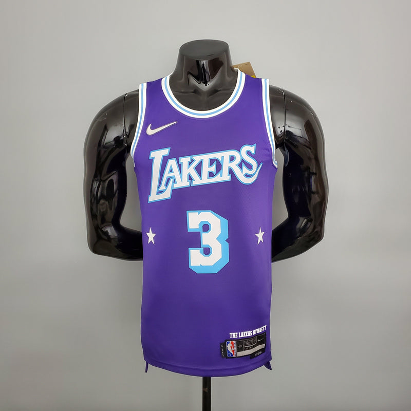 Camisa NBA Lakers #3 Davis City Edition Purple - 23/24