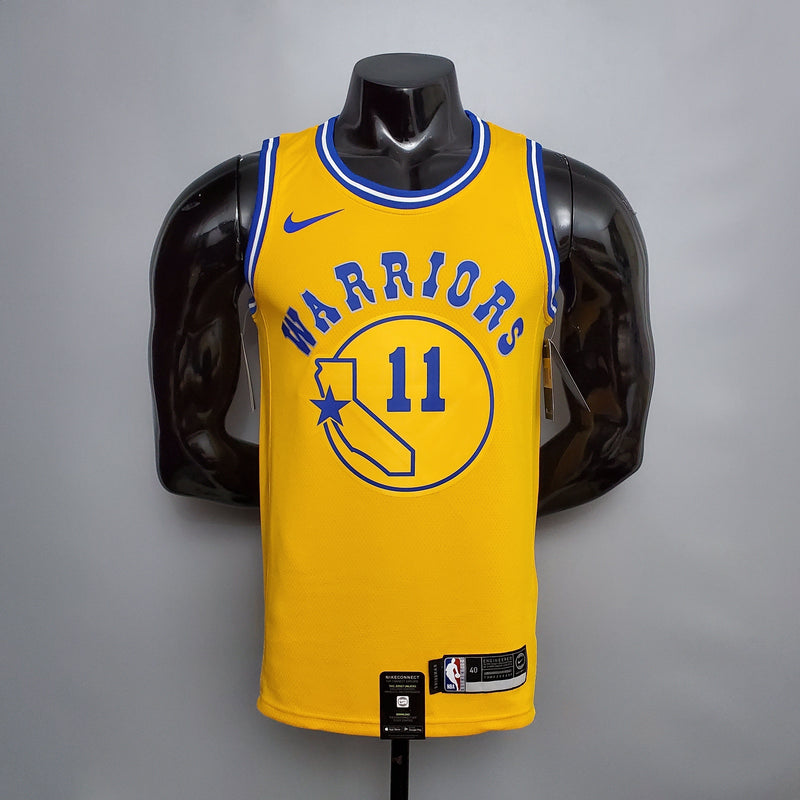 Camisa NBA Golden State Warriors #11 Thompson - Retro Yellow