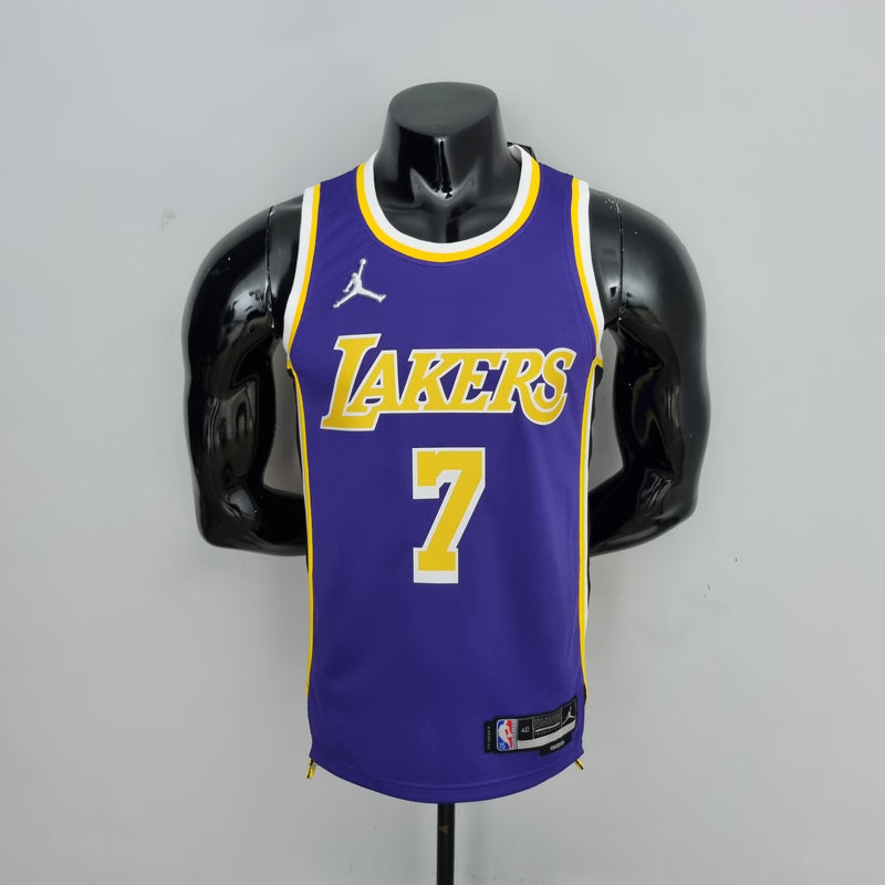 Camisa NBA Lakers #7 Anthony Purple 75° Aniversário- 23/24