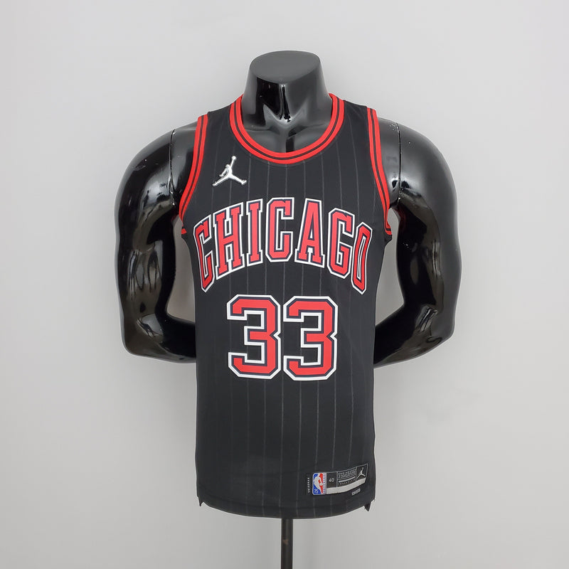 Camisa NBA Chicago Bulls #33 Pippen - Flyers Black