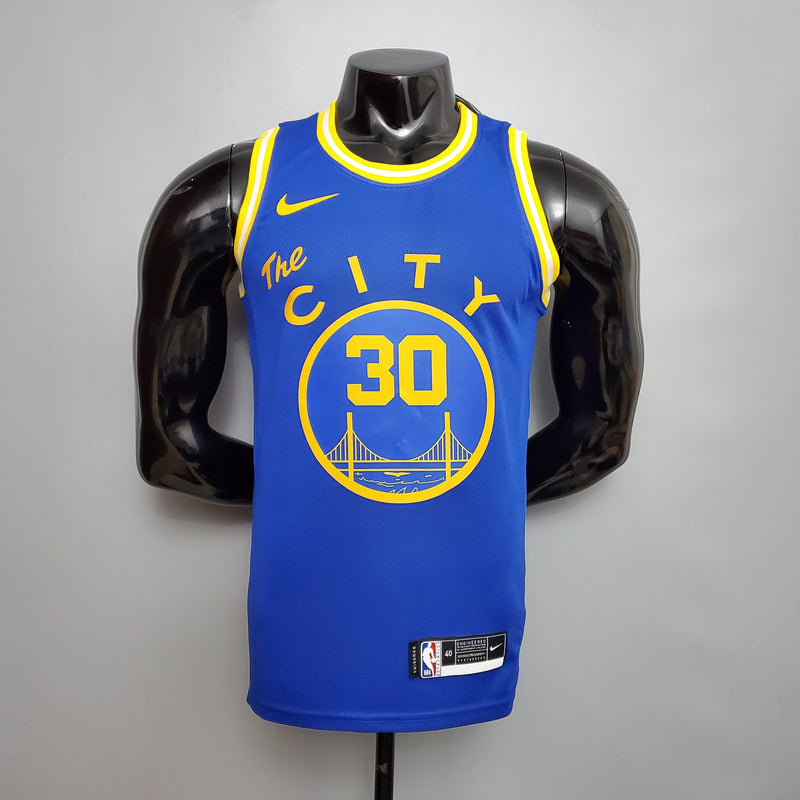 Camisa NBA Golden State Warriors #30 Curry - Train Blue