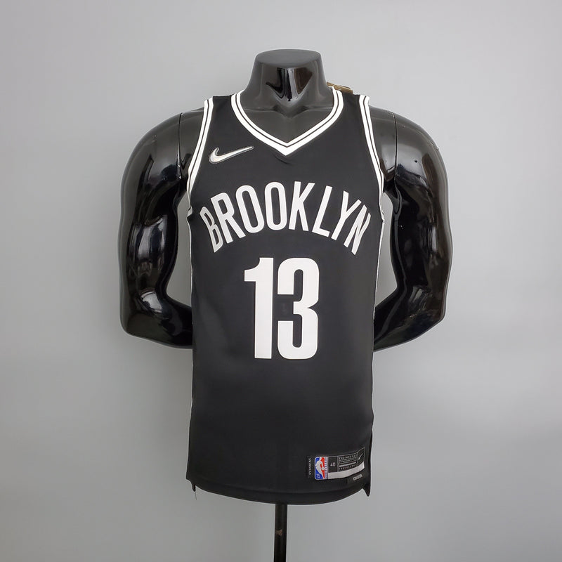 Camisa NBA Brooklyn Nets #13 Harden - 75° Aniversário Black