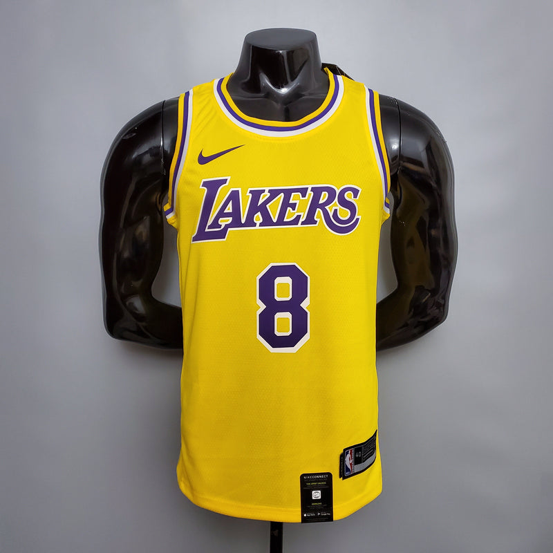 Camisa NBA Lakers #8 Bryant Finals Yellow - 23/24