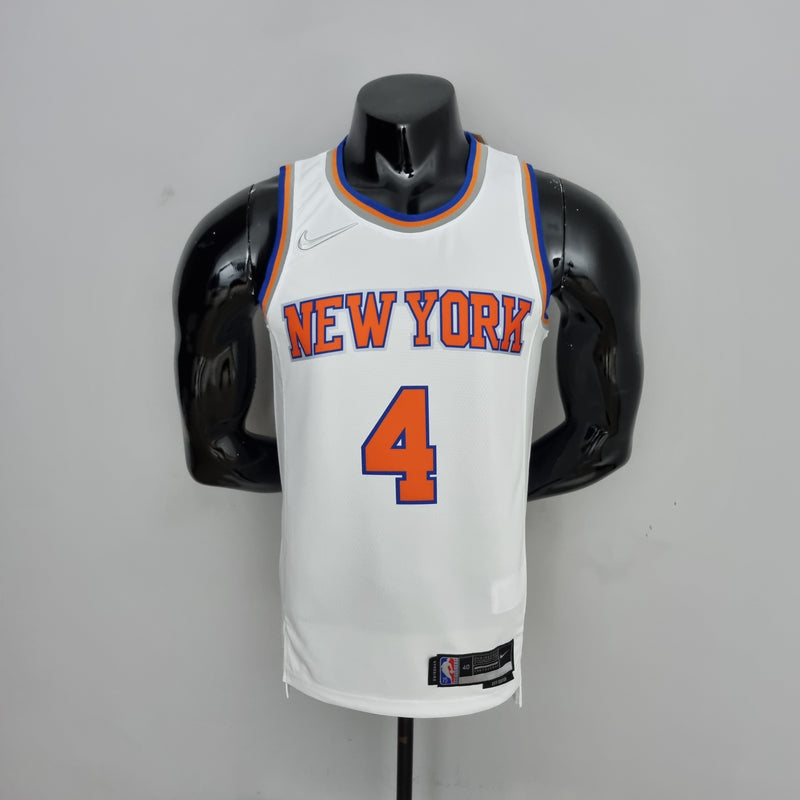 Camisa NBA NY Knicks #4 Rose - 75° Aniversário White