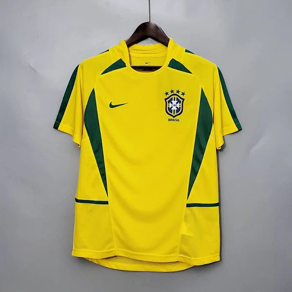 Camisa Brasil Home 2002 - Nike Retrô Masculina