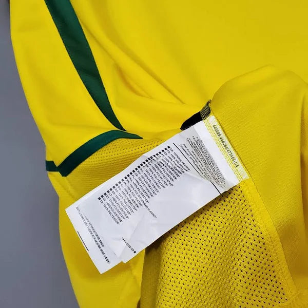 Camisa Brasil Home 2002 - Nike Retrô Masculina