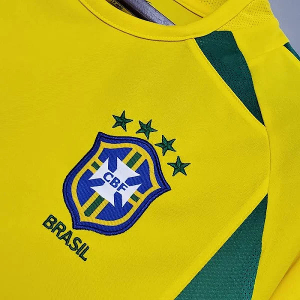 Camisa Brasil Home 2002 - Nike Retrô Masculina